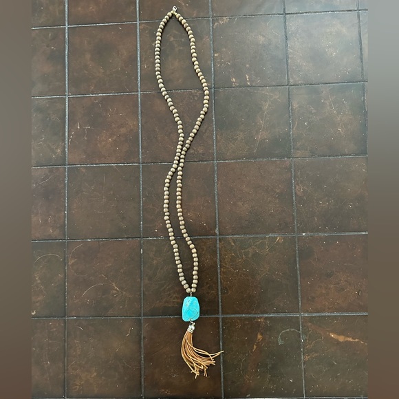 Turquoise Pendant Necklace - Picture 1 of 2